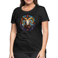 Thumbnail for Women’s Mosaic Aries Premium T-Shirt - charcoal grey