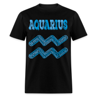 Thumbnail for Men's Power Words Aquarius Classic T-Shirt - black