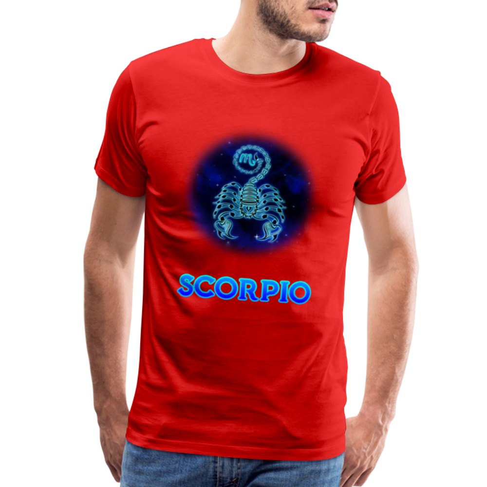 Men's Scorpio Premium T-Shirt - red