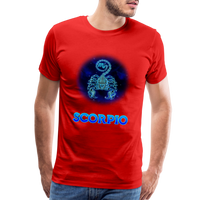 Thumbnail for Men's Scorpio Premium T-Shirt - red