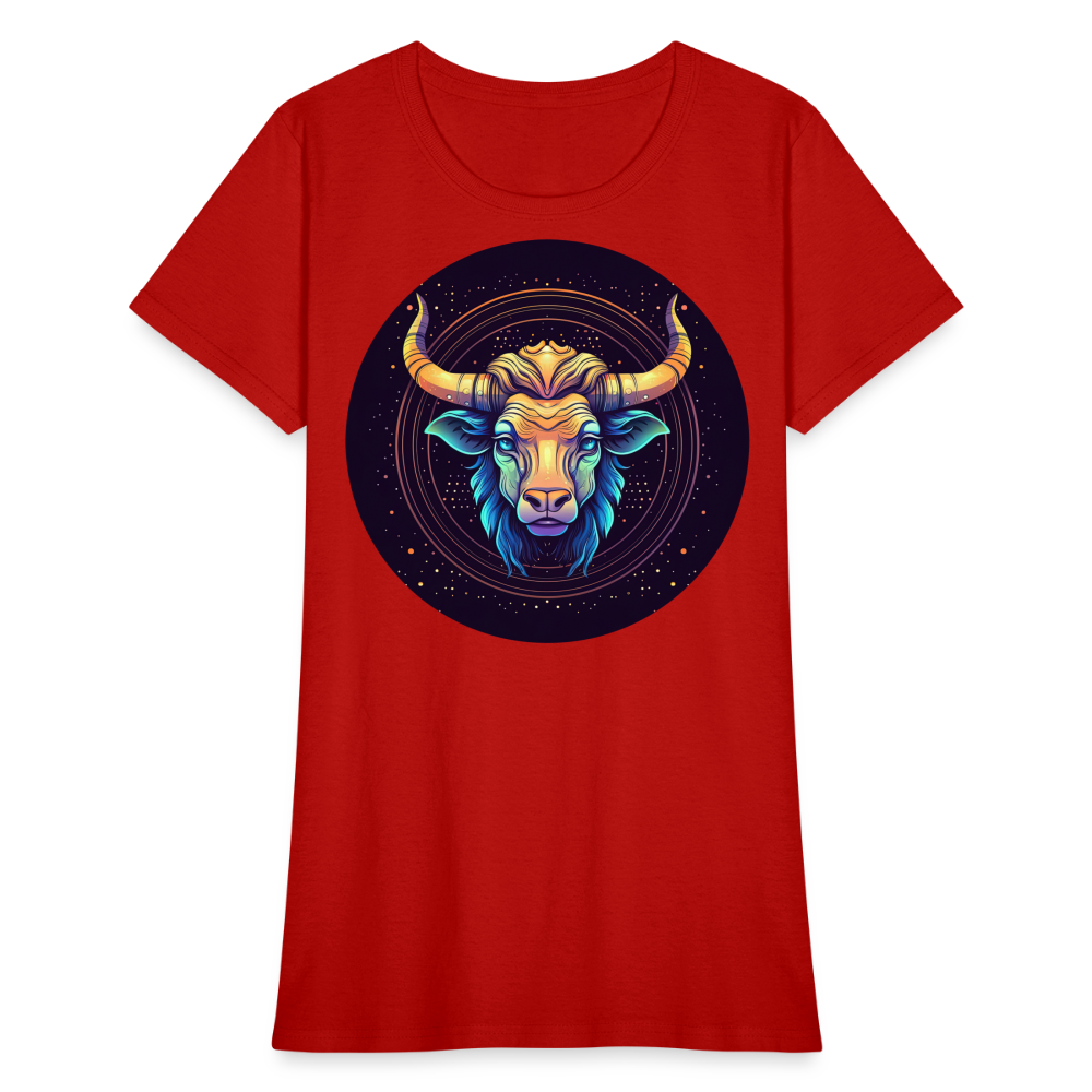 Women's Magic Taurus T-Shirt - red