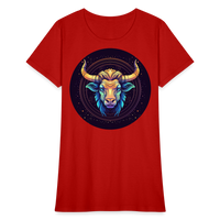 Thumbnail for Women's Magic Taurus T-Shirt - red