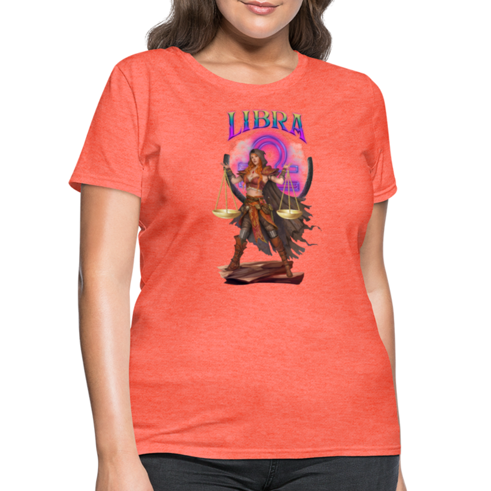 Astral Libra Women's T-Shirt - heather coral