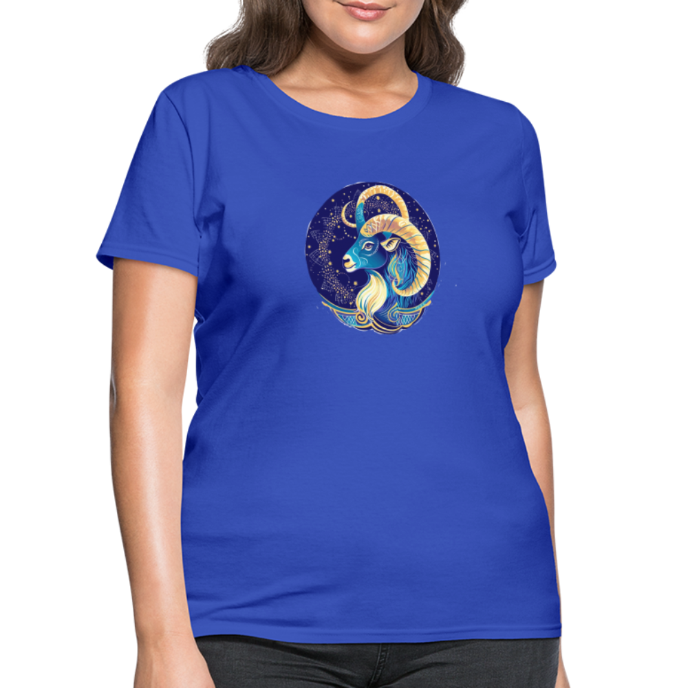 Women's Mythical Capricorn T-Shirt - royal blue