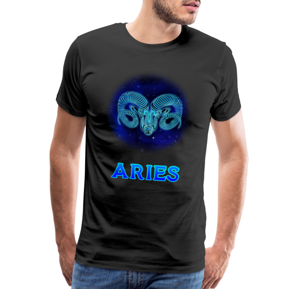 Men's Aries Premium T-Shirt - black