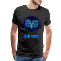 Thumbnail for Men's Aries Premium T-Shirt - black