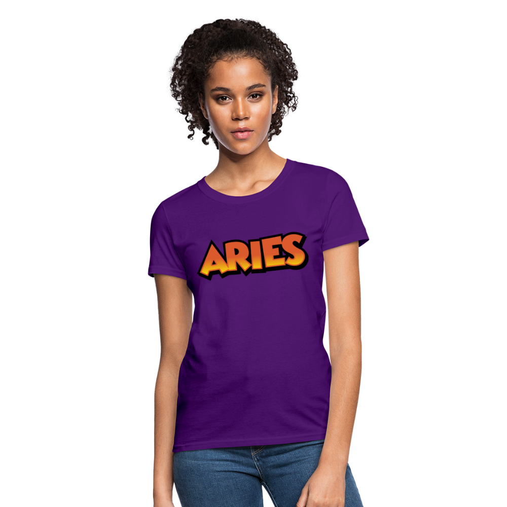 Women's Aries New Design T-Shirt - purple