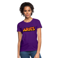 Thumbnail for Women's Aries New Design T-Shirt - purple