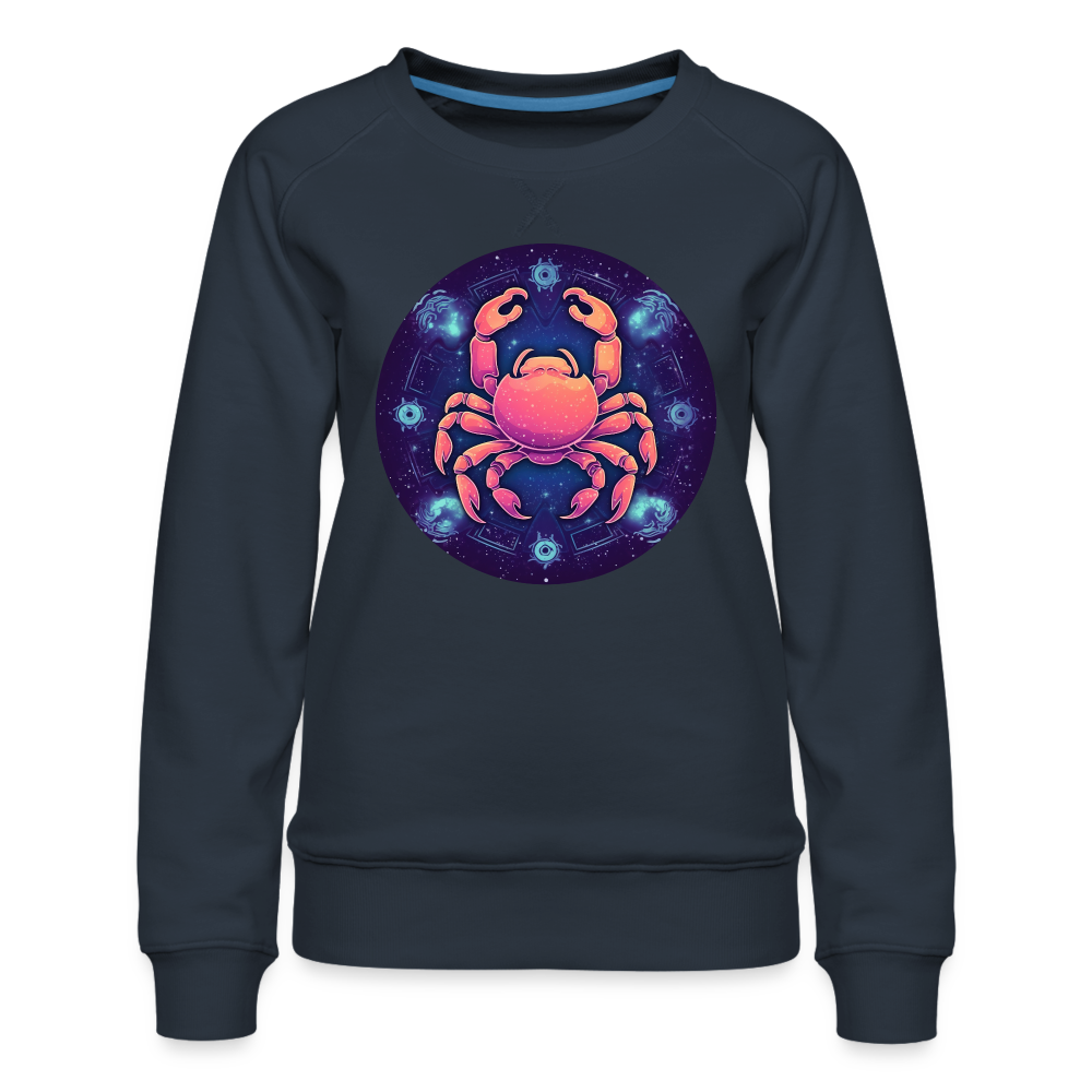 Women’s Magic Cancer Premium Sweatshirt - navy