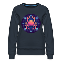 Thumbnail for Women’s Magic Cancer Premium Sweatshirt - navy