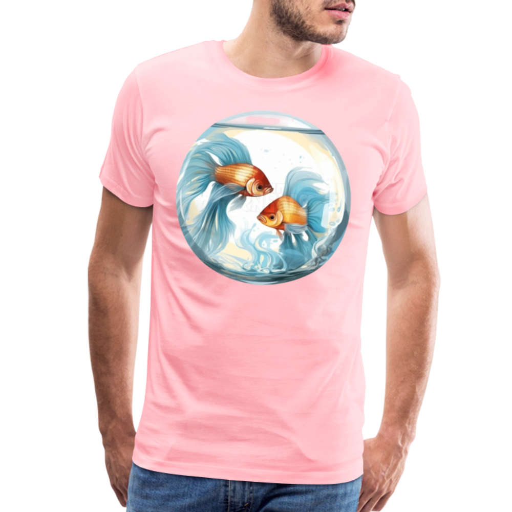 Men's Mythical Pisces Premium T-Shirt - pink