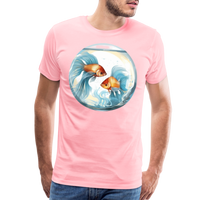 Thumbnail for Men's Mythical Pisces Premium T-Shirt - pink