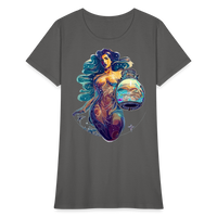 Thumbnail for Women's Mythical Aquarius T-Shirt - charcoal