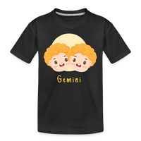 Thumbnail for Kid’s Astro Toon Gemini Premium Organic T-Shirt - black