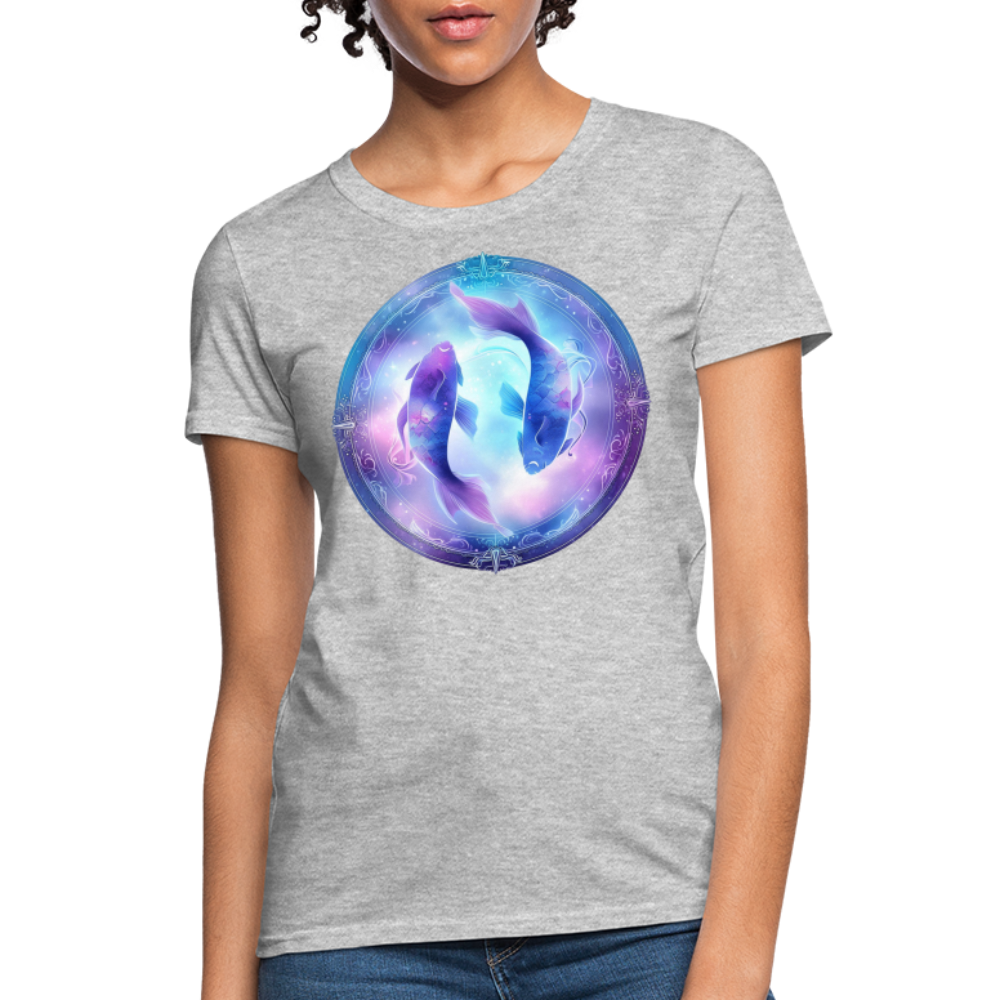 Women's Classic Pisces T-Shirt - heather gray