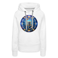 Thumbnail for Women’s Symbol Scorpio Premium Hoodie - white