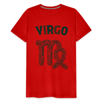 Thumbnail for Men's Power Words Virgo Premium T-Shirt - red