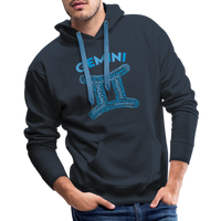 Thumbnail for Men's Power Words Gemini Premium Hoodie - navy