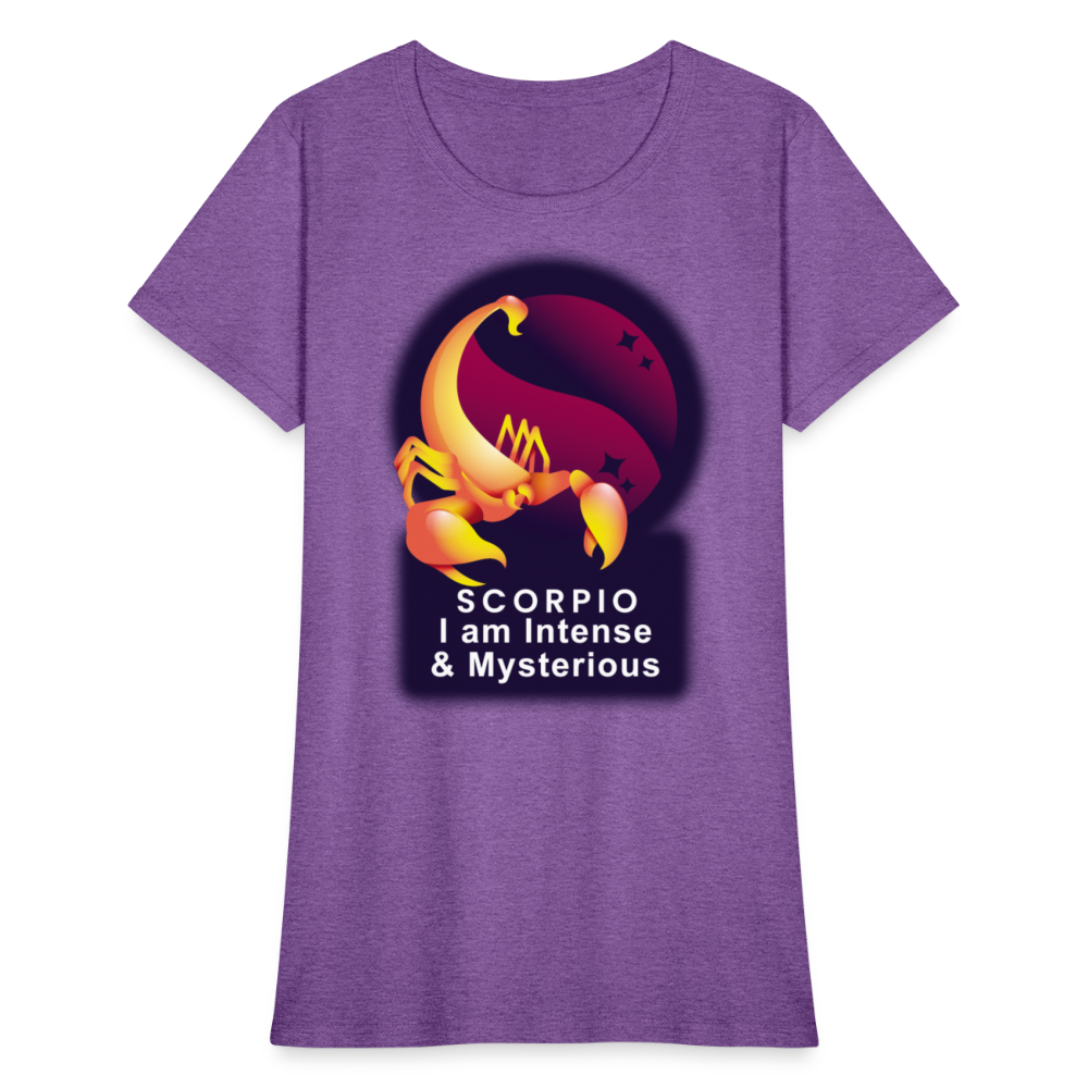 Women's Glow Scorpio T-Shirt - purple heather