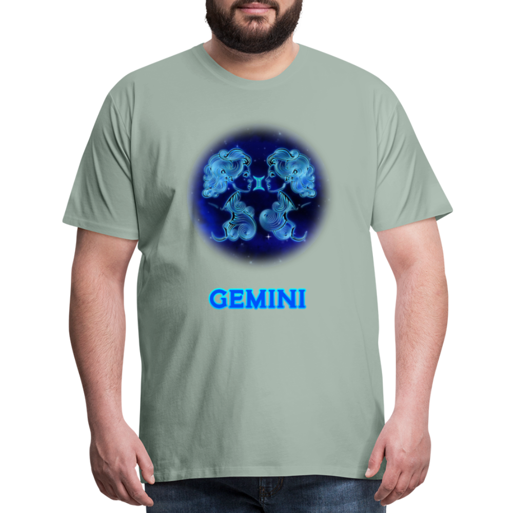 Men's Gemini Premium T-Shirt - steel green