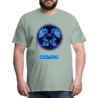 Thumbnail for Men's Gemini Premium T-Shirt - steel green