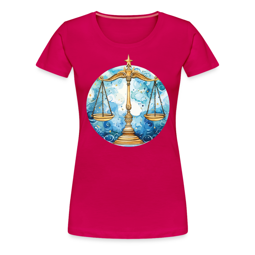 Women’sMythical Libra Premium T-Shirt - dark pink