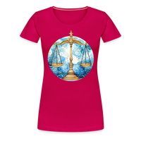 Thumbnail for Women’sMythical Libra Premium T-Shirt - dark pink