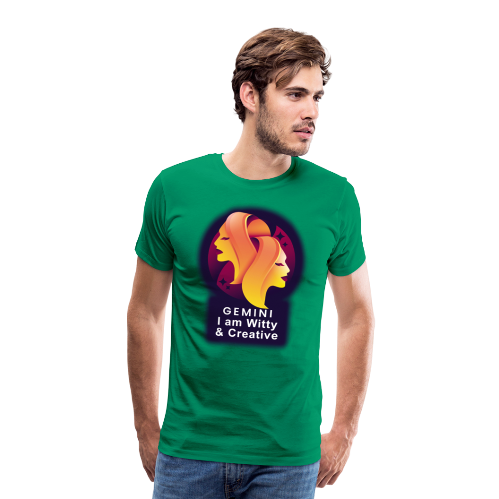 Men's Glow Gemini Premium T-Shirt - kelly green