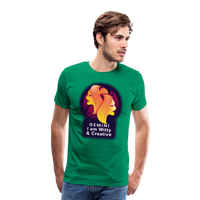 Thumbnail for Men's Glow Gemini Premium T-Shirt - kelly green