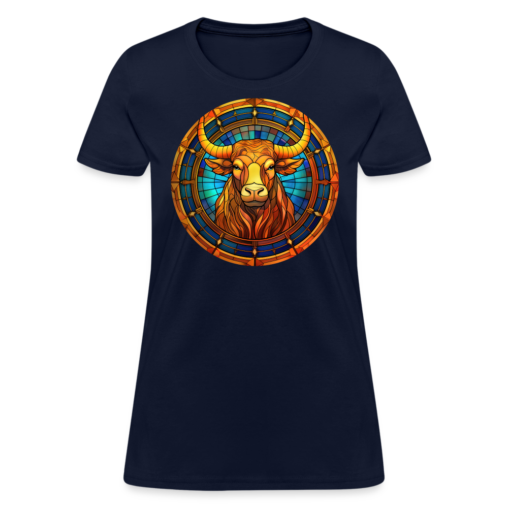 Women's Mosaic Taurus T-Shirt - navy