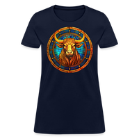 Thumbnail for Women's Mosaic Taurus T-Shirt - navy