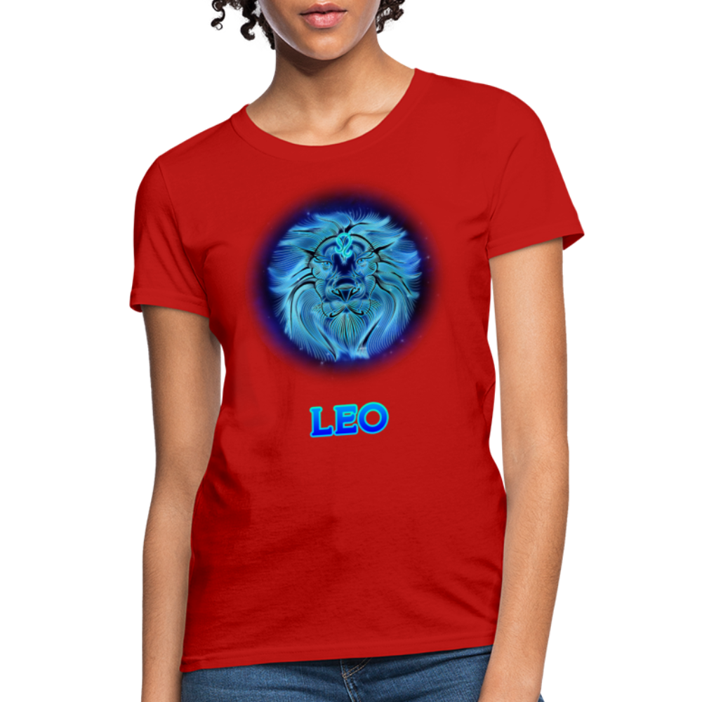 Women's Stellar Leo T-Shirt - red