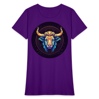 Thumbnail for Women's Magic Taurus T-Shirt - purple