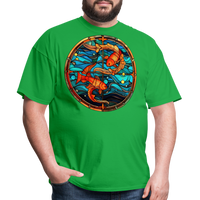 Thumbnail for Men's Mosaic Pisces Classic T-Shirt - bright green