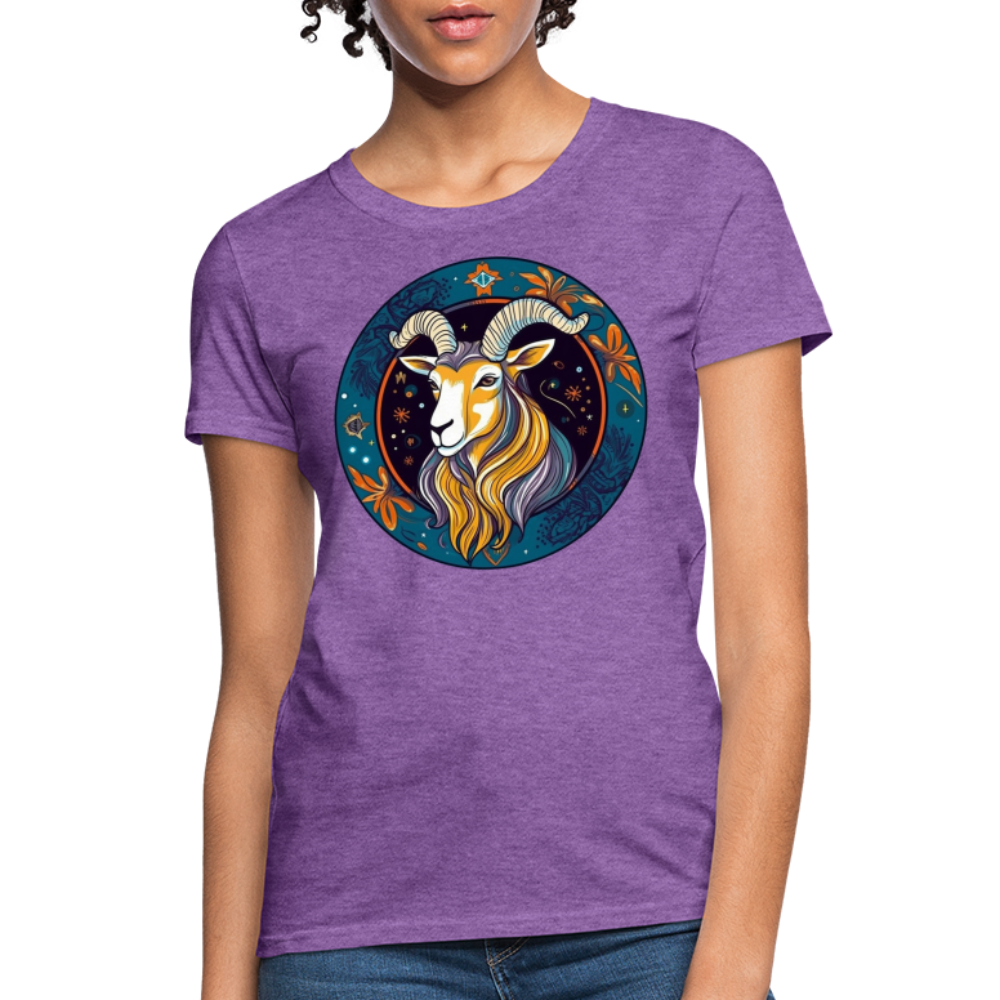 Women's Mythical Capricorn T-Shirt - purple heather