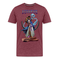 Thumbnail for Men's Astral Aquarius Premium T-Shirt - heather burgundy