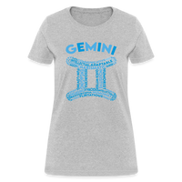 Thumbnail for Women's Power Words Gemini T-Shirt - heather gray