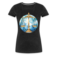 Thumbnail for Women’sMythical Libra Premium T-Shirt - charcoal grey