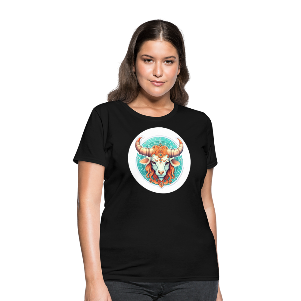 Women's Symbol Taurus T-Shirt - black