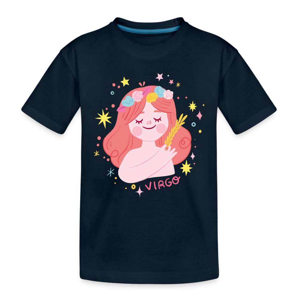 Kid’s Pinky Virgo Premium Organic T-Shirt - deep navy