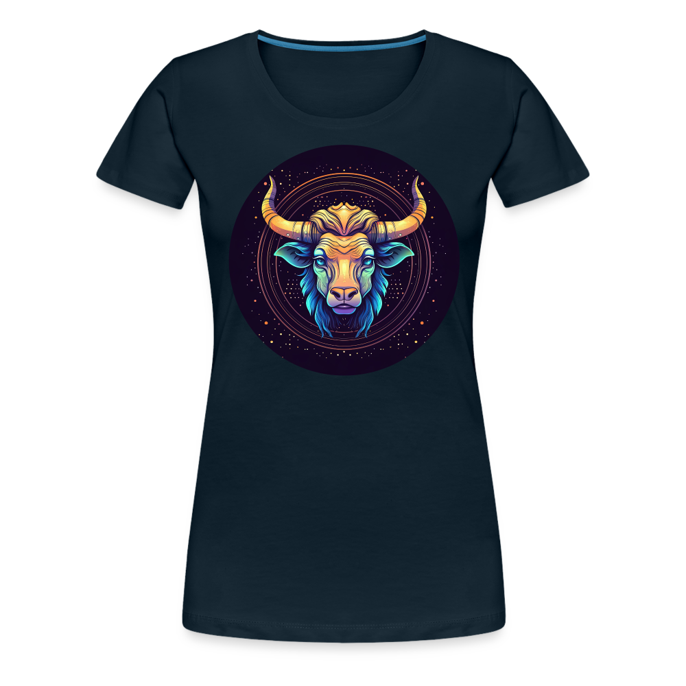 Women’s Magic Taurus Premium T-Shirt - deep navy