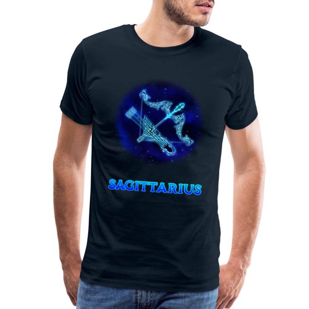 Men's Sagittarius Premium T-Shirt - deep navy