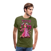 Thumbnail for Men's Astral Virgo Premium T-Shirt - olive green