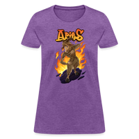 Thumbnail for Women's Aries Narihndrab T-Shirt - purple heather