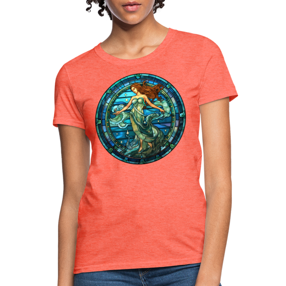 Women's Mosaic Aquarius T-Shirt - heather coral