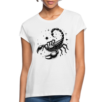 Thumbnail for Women's Magic Scorpio Relaxed Fit T-Shirt - white