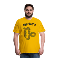 Thumbnail for Men's Power Words Capricorn Premium T-Shirt - sun yellow