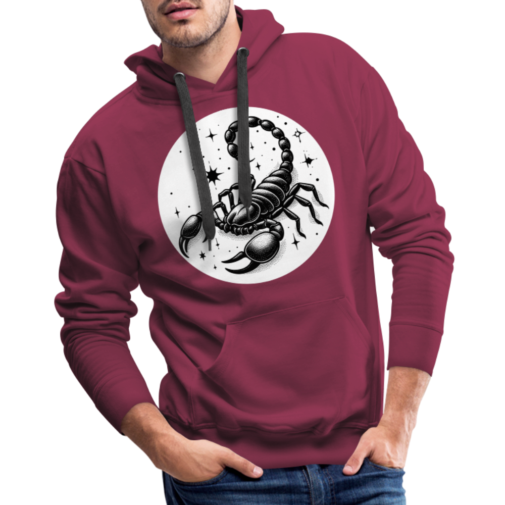 Men’s Magic Scorpio Premium Hoodie - burgundy