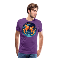 Thumbnail for Men's Magic Pisces Premium T-Shirt - purple