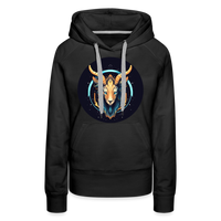 Thumbnail for Women’s Mystic Capricorn Premium Hoodie - black